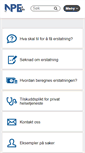 Mobile Screenshot of npe.no